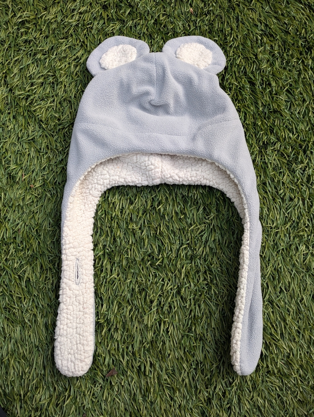 Columbia Cream Sherpa Bear-Ear Beanie